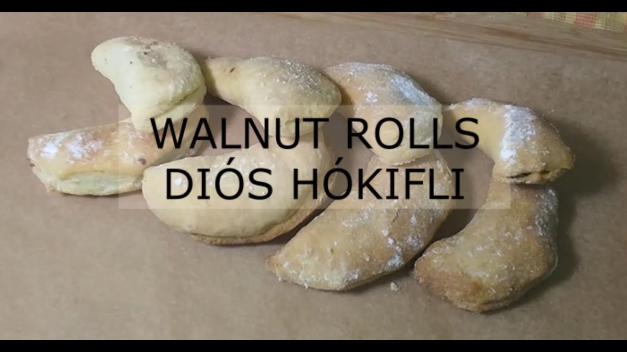 Walnut rolls | Di&oacute;s h&oacute;kifli