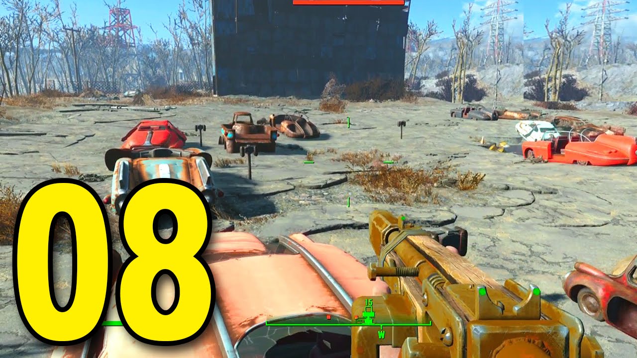 Fallout 4 - Part 8 - Drive-In Movie Theater (Let's Play / Walkthrough / Gameplay)