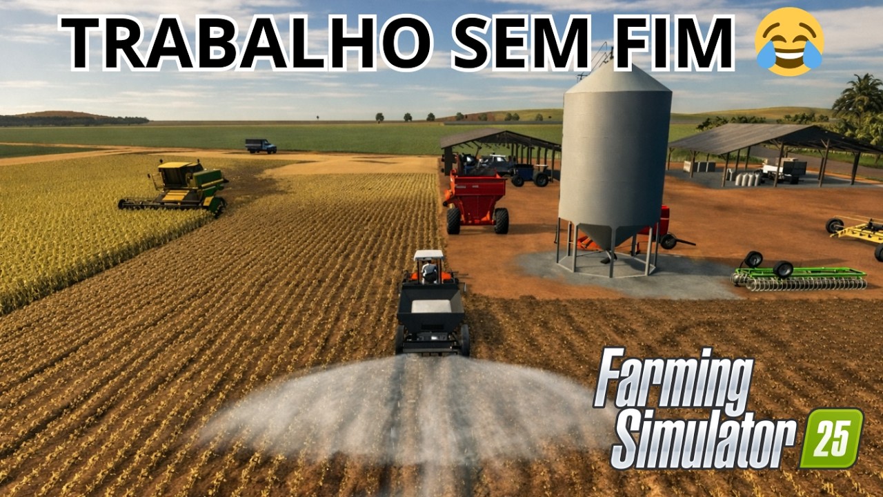 Colheita feita & solo corrigido | Farming Simulator 25