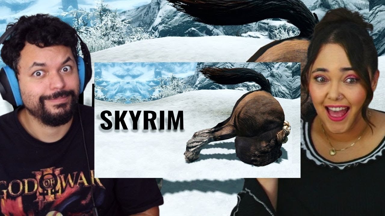 SKYRIM É UMA OBRA DE ARTE JJ ‹ REACT ›