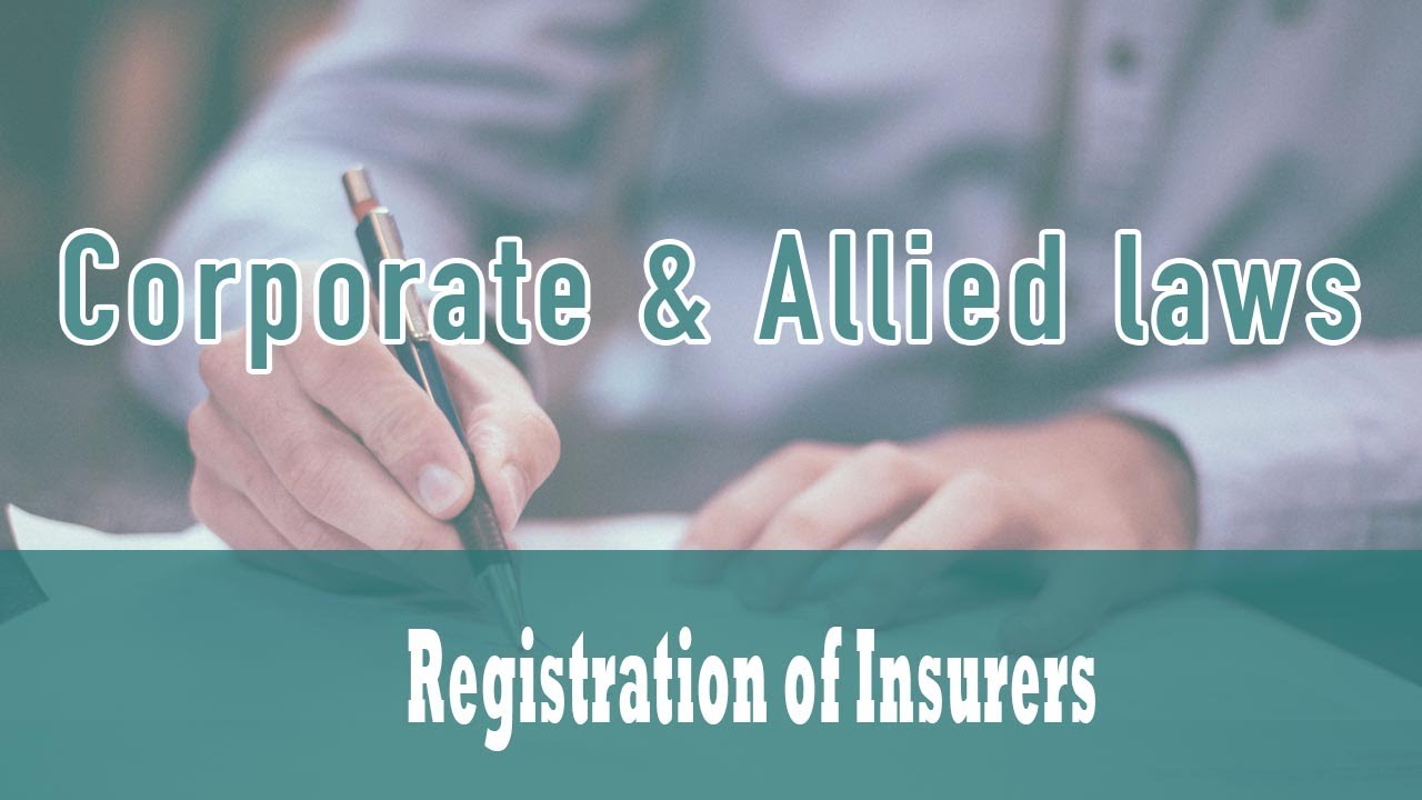 The Insurance Act 1938 | Registration of Insurers | Section 3 | Section 5 | Section 6 | Part 2