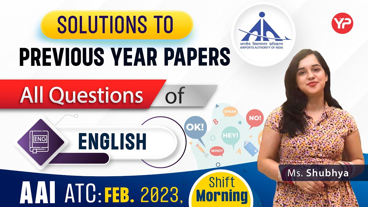 AAI ATC English Feb 2023 detailed explanation & solution previous year