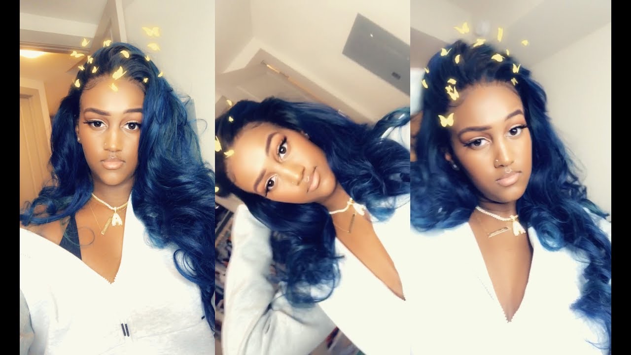 HOW TO: NAVY BLUE HAIR FT PEERLESS HAIR