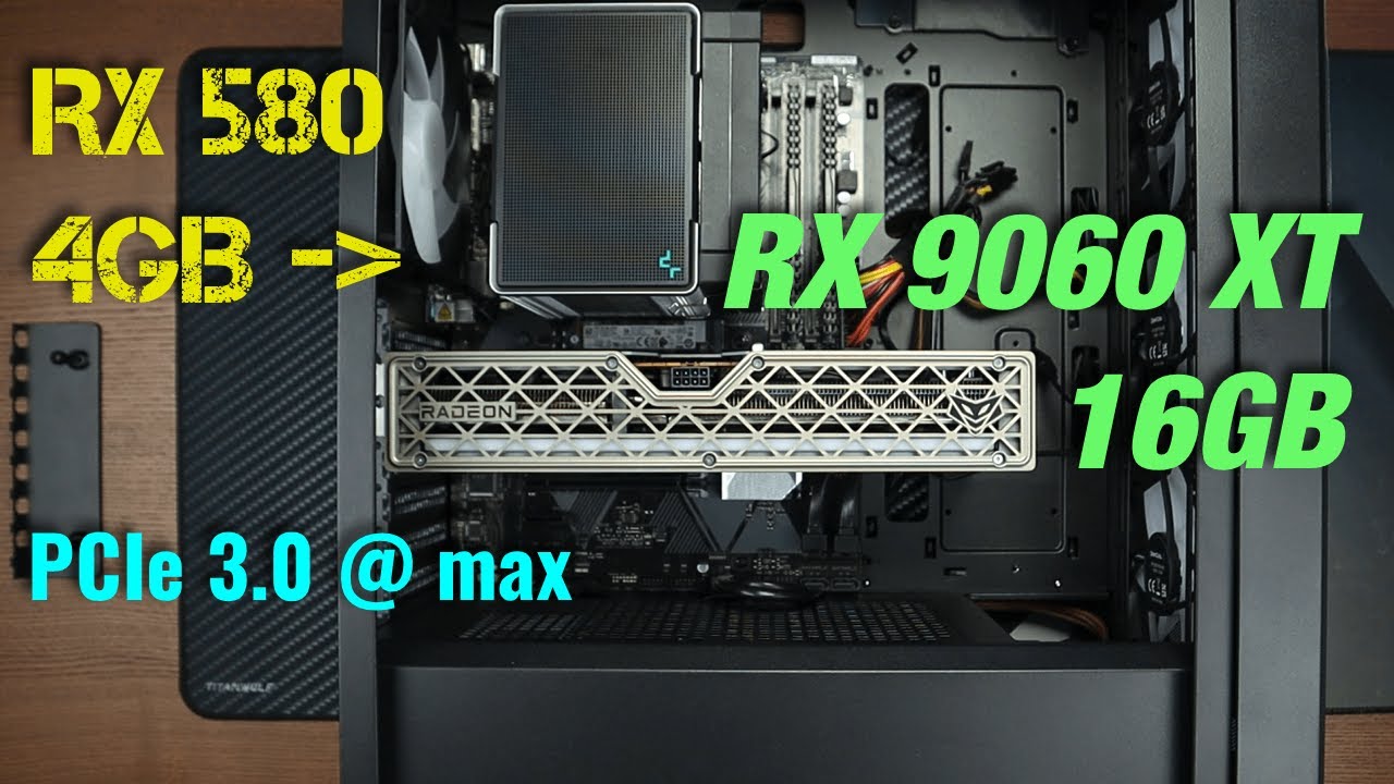PC Upgrade | RX 9060 XT 16GB | DeepCool CC560 MESH V2 & AK500