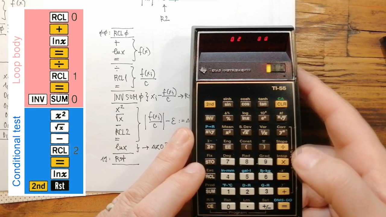 TI-55 | Loops