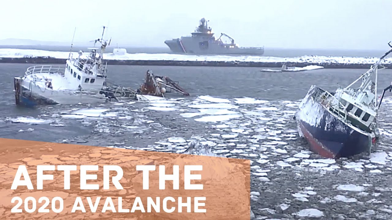 Icelandic Weather in January 2020 - Avalanche Sink 6 boats After Snowstorm