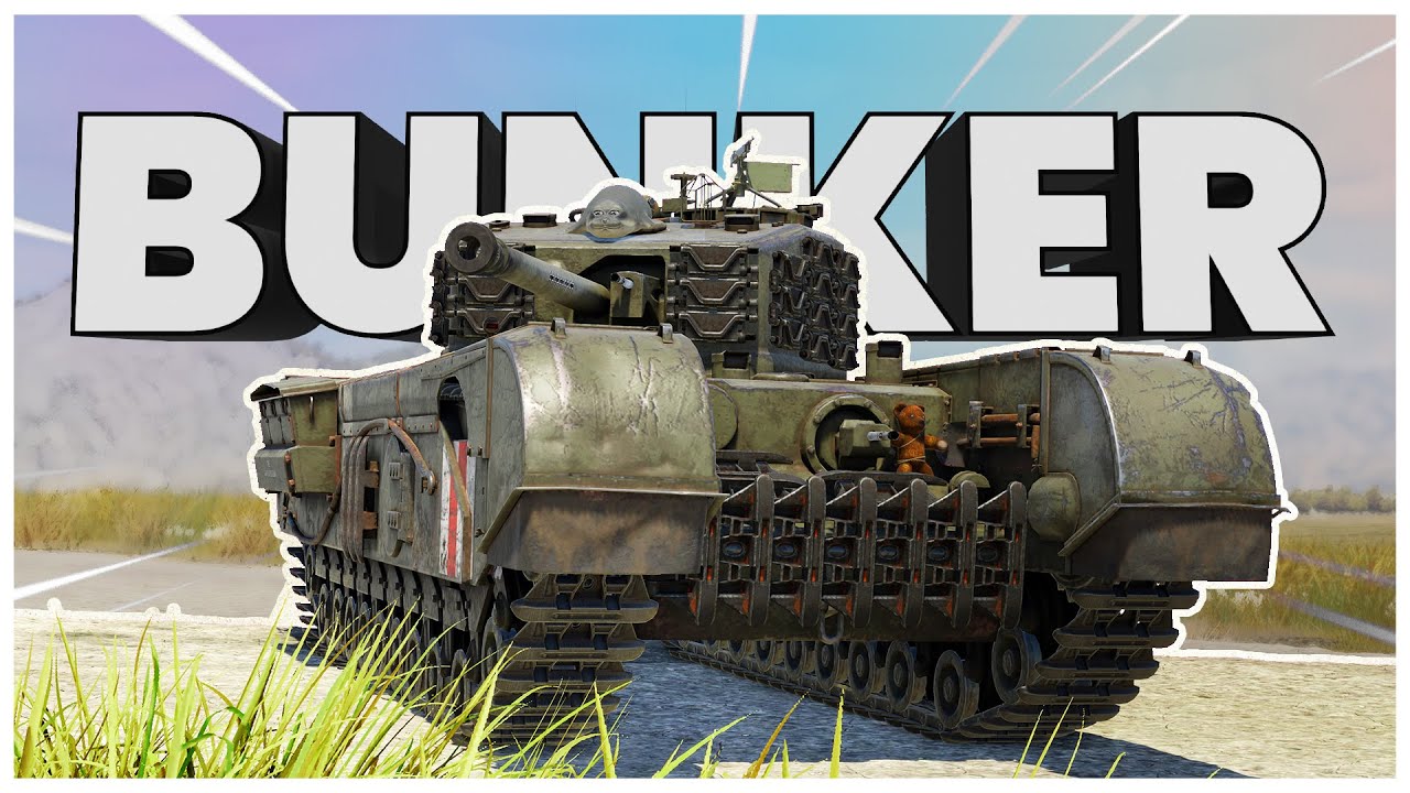 The Churchill VII is basically a MOVING BUNKER (War Thunder)