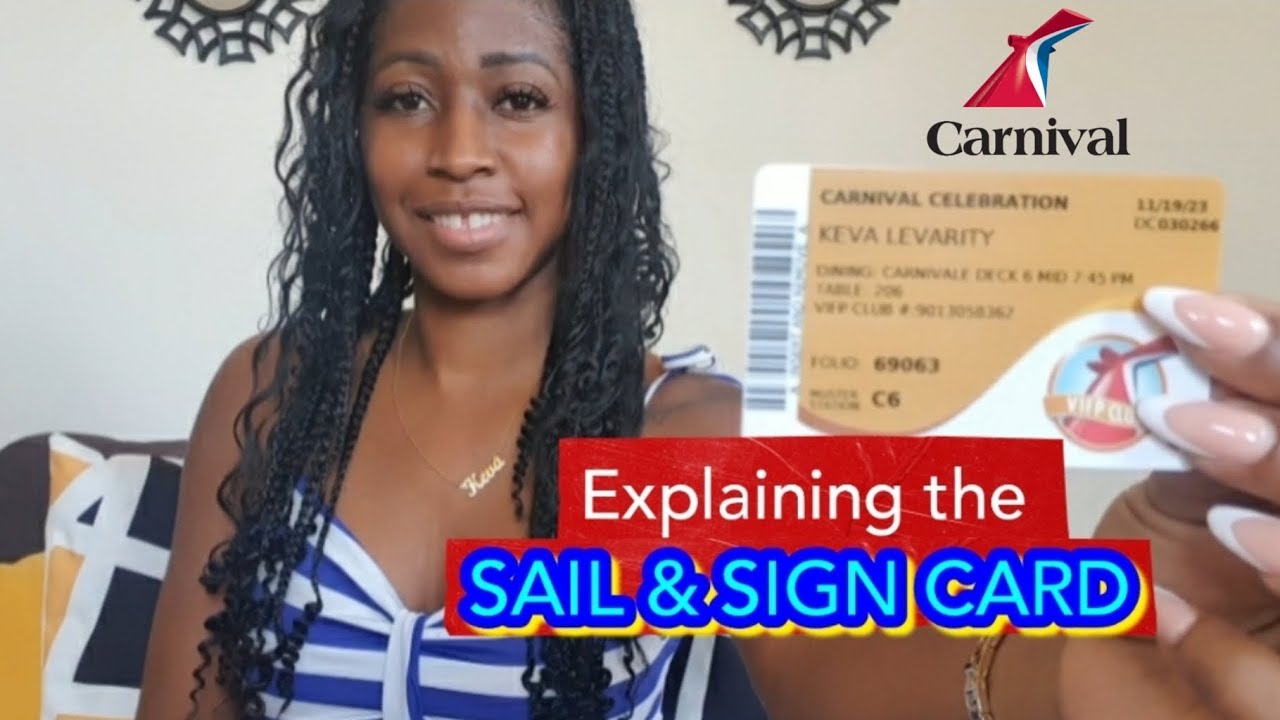 Все, что вам нужно знать о карте Carnival Sail & Sign Card