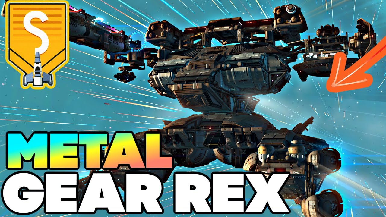 СБОРКА - ULTIMATE METAL GEAR REX Corvette Сборка корабля в No Man's Sky #nomanssky #metalgearsolid