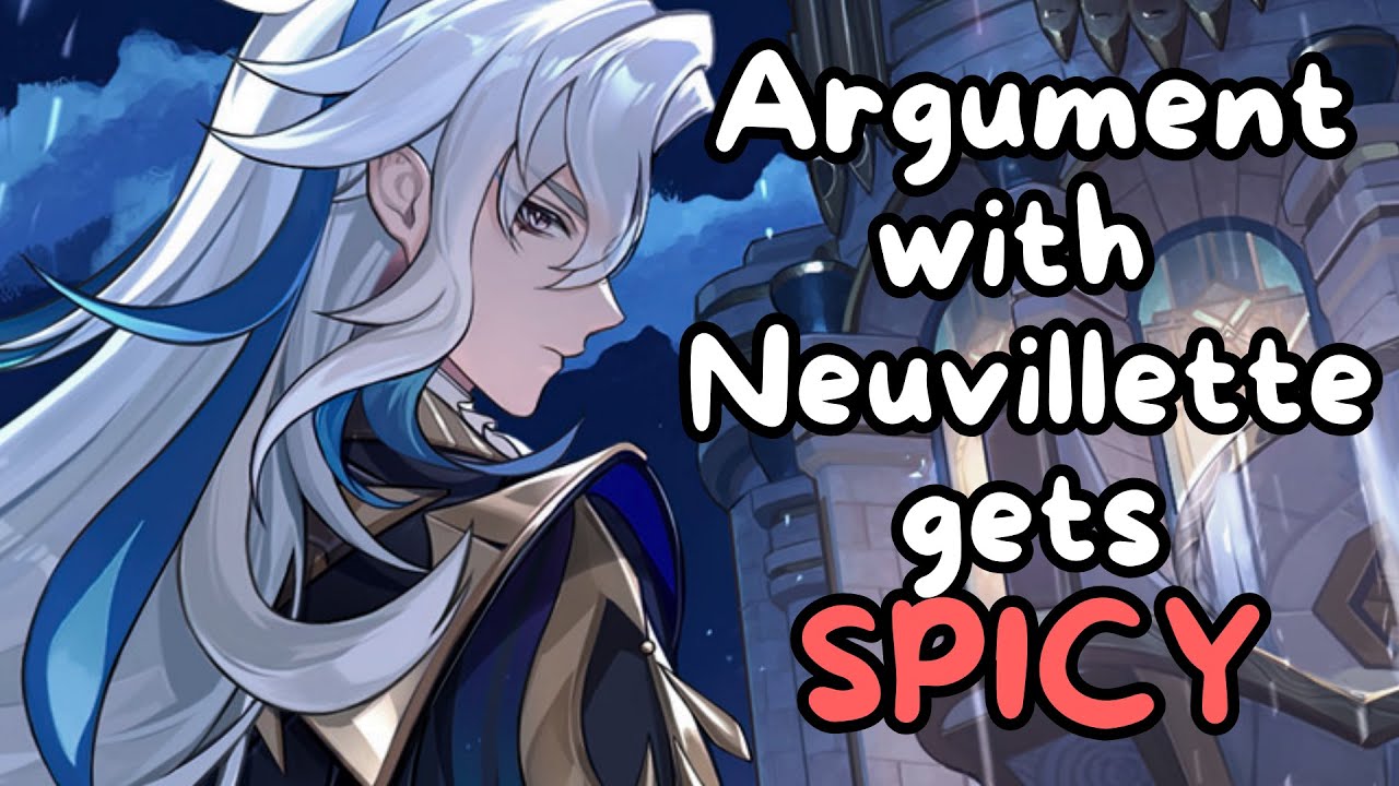 Taking it to the bedroom after a fight... [Neuvillette Genshin Impact ASMR]