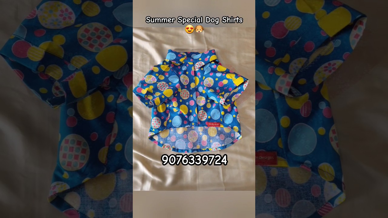 Cotton Dog Shirts Online Customised🐶👕😍#dogapparel#dogfashion#shorts#dogclothing#dogshirt#summervibes