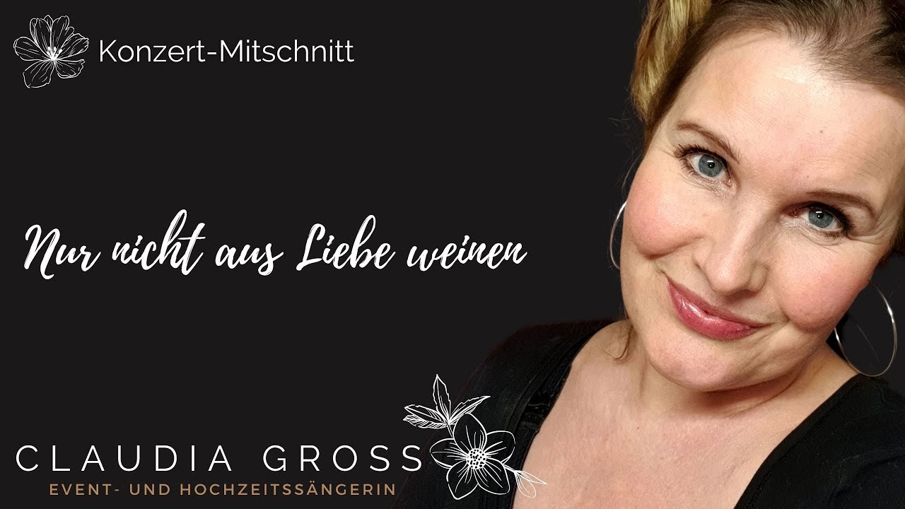 Nur nicht aus Liebe weinen - S&auml;ngerin Claudia Gro&szlig; & Pianist Jan Weigelt