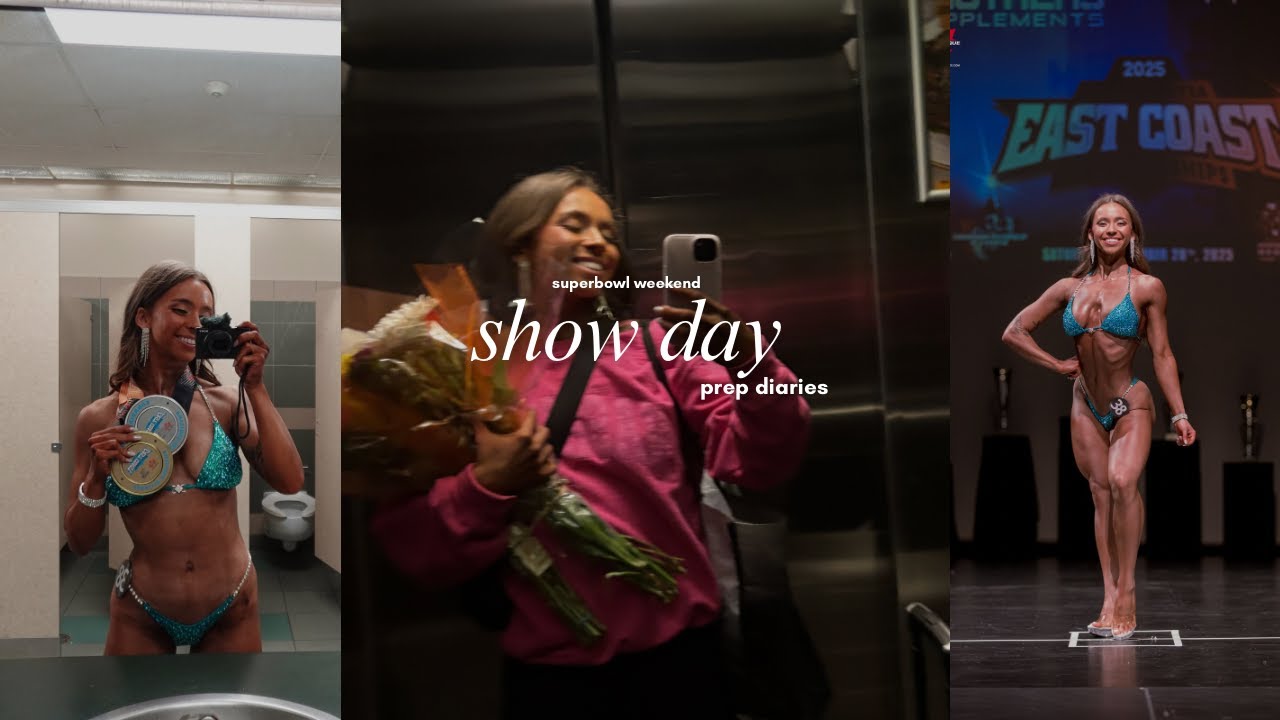 SHOW DAY VLOG | Wellness Bodybuilding Prep