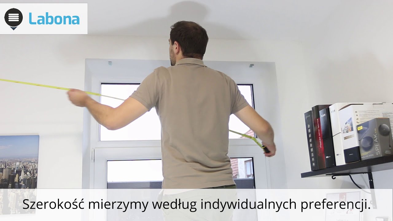 Instrukcja pomiaru żaluzje pionowe Verticale - Labona.pl