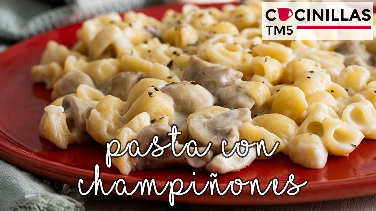 Pasta con Champiñones en 30 minutos para 4 personas 🍝 | Recetas Thermomix