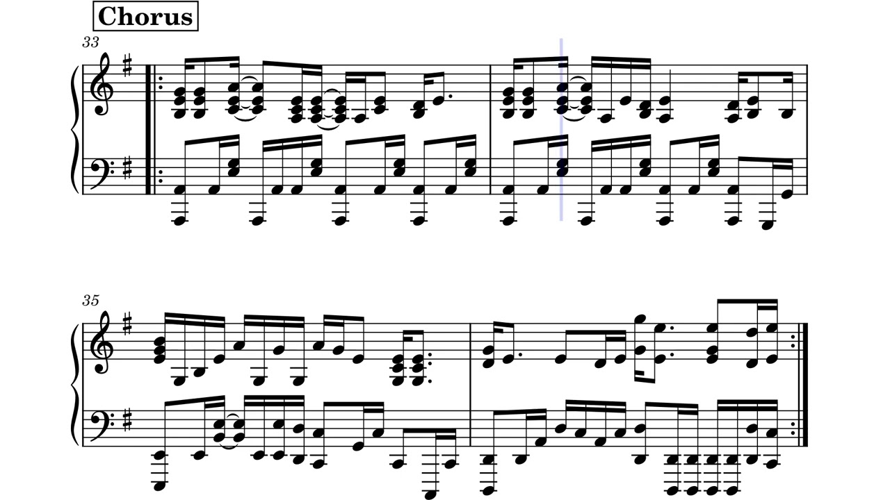 The Chain - Fleetwood Mac (Piano solo version) | arr. GleesinnPiano