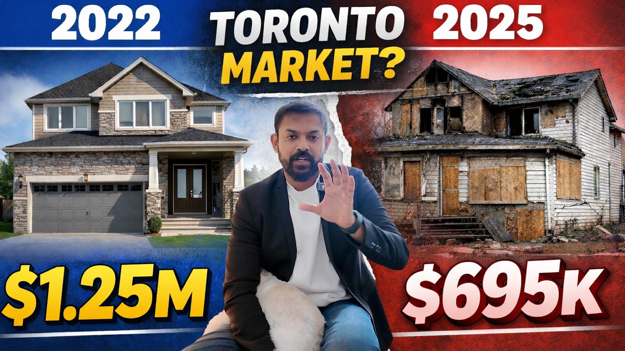 Toronto Housing Market Crash? $1.25M House Sold for $695K 😱 Truth Explained | | Tamil Dude