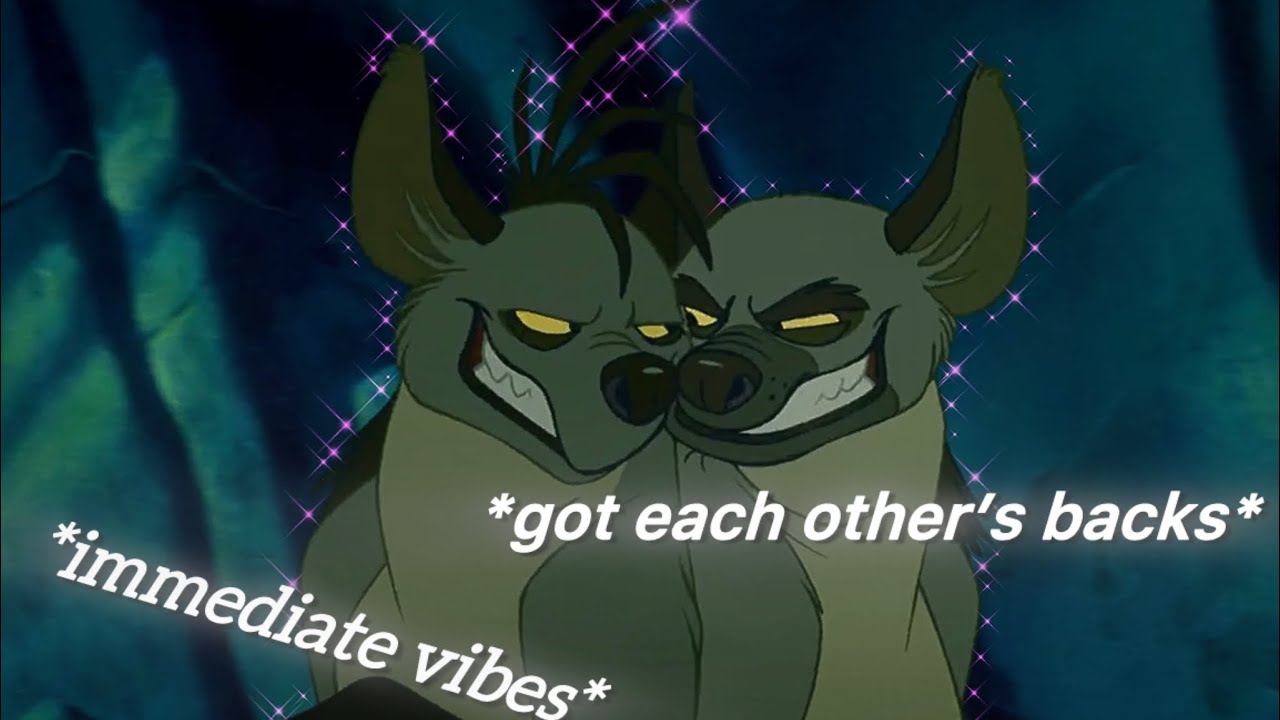 Shenzi and Banzai being a silly duo for 8 mins straight