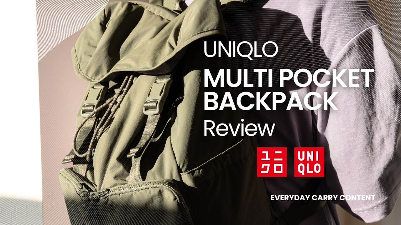 Uniqlo Multi Pocket Backpack - Review - Affordable Porter Yoshida On A Budget