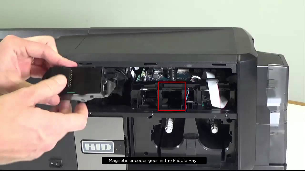 FARGO DTC5500LMX How to Install a Magnetic encoder in your card printer