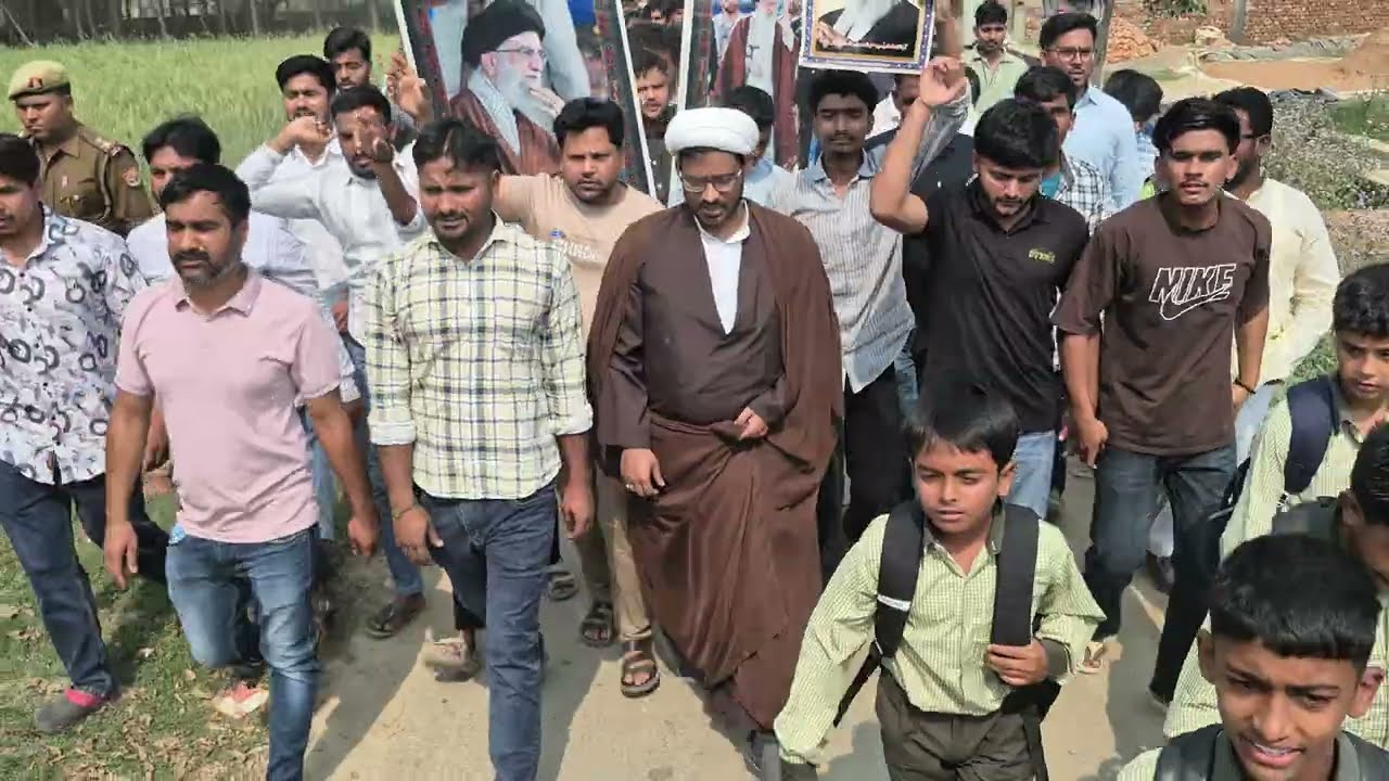 Ehtejaj shaheed ayatollah khamenai # anjuman sipahe hussaini bhanauli sadat 