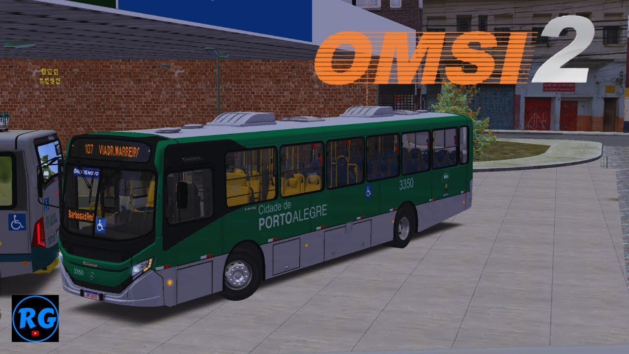 🔵 OMSI 2 • Caio Apache Vip V MB of-1721 Bluetec 5 • Linha 107 Cemitério / Centro + MOZA TSW
