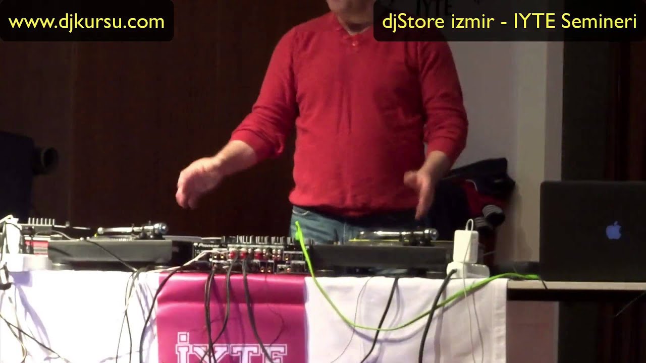 djStore izmir IYTE elektronik muzik ve djlik semineri