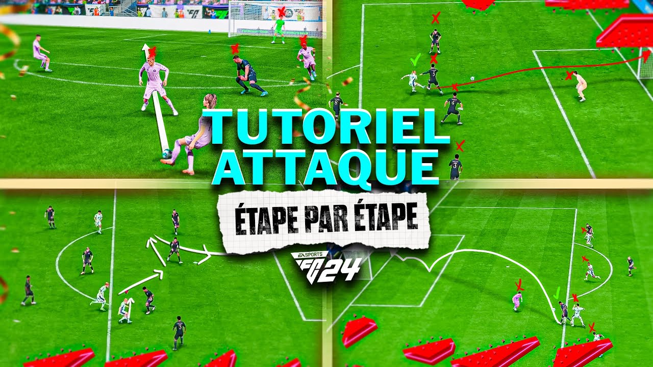 COMMENT ATTAQUER SUR FC 24 🎮 - Tuto Attaque Complet de A à Z