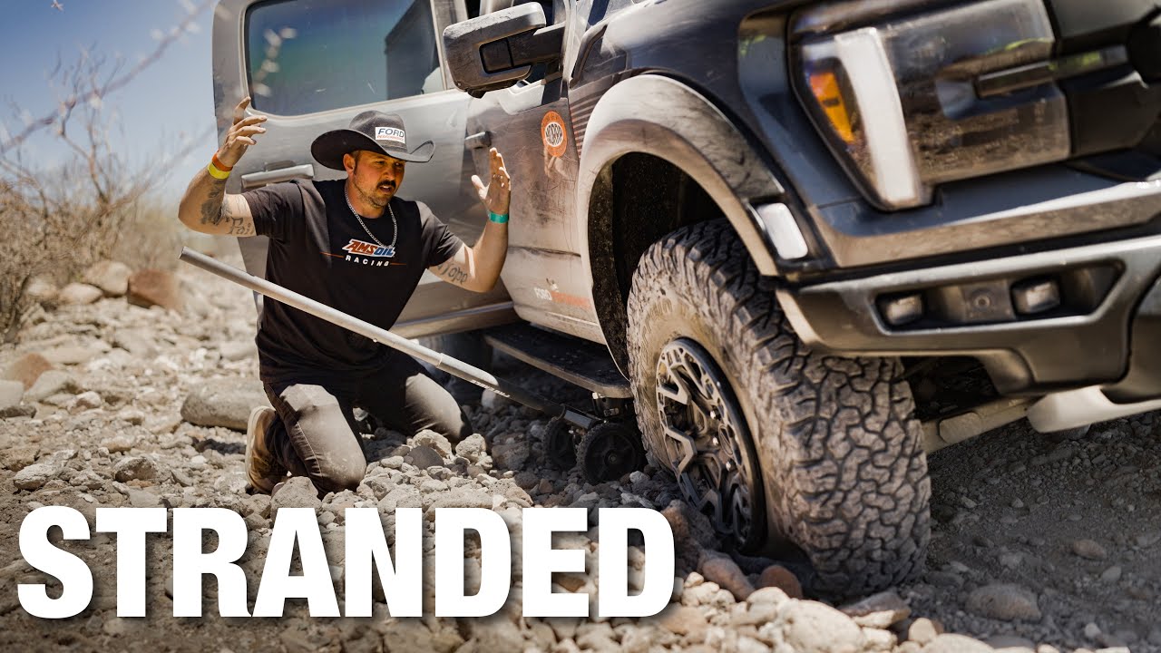 Ford Raptor R chasing NORRA 1000 BAJA