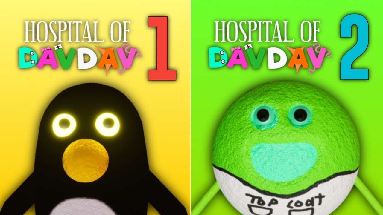 HOSPITAL OF DAVDAV Chapters (1,2) Full Gameplay - Mascot Horror