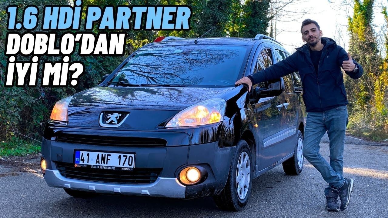 DOBLO'DAN İYİ Mİ? PEUGEOT PARTNER TEPEE 1.6 HDİ PREMİUM İNCELEME | ORMAN YOLU POV SÜRÜŞ