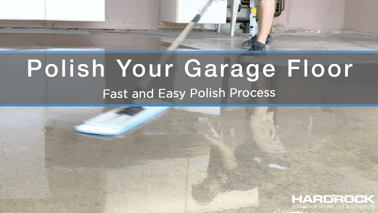 Polish Your Garage Floor Fast and Easy