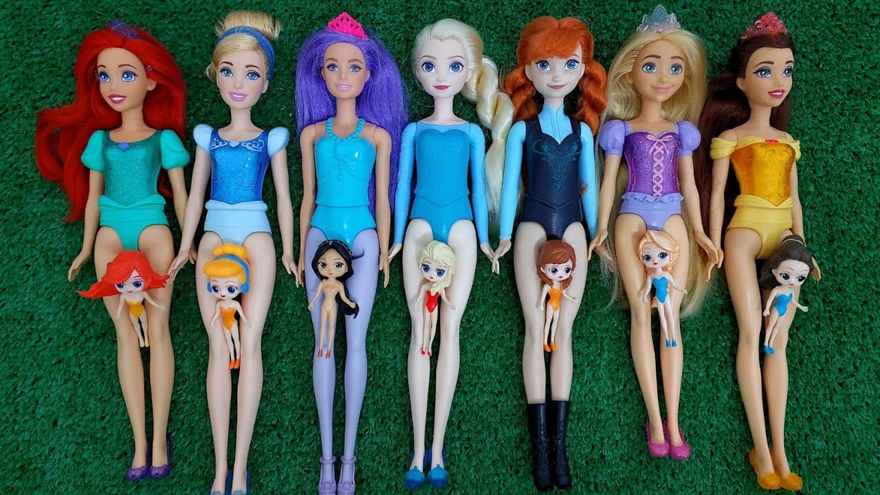 Cute Miniatures Disney Princess Frozen ELSA & Annall! elsa satisfying unboxing