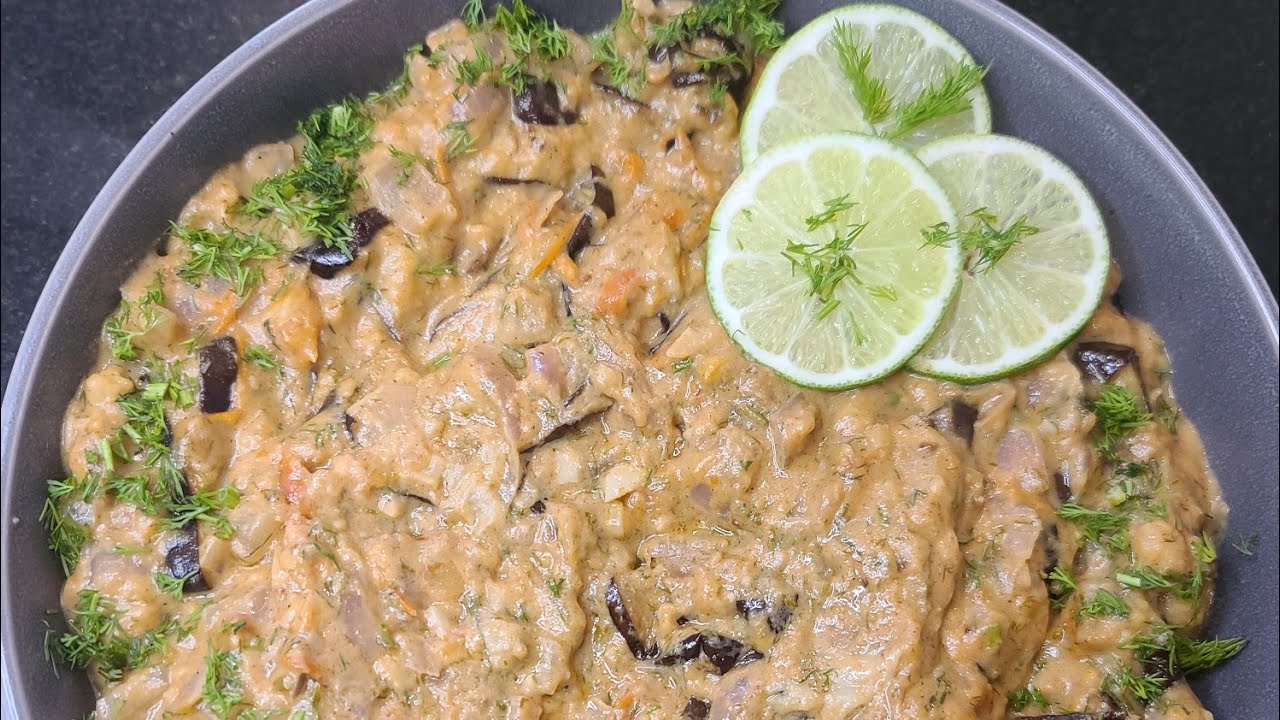 Salata Aswad: Sudanese eggplant Salad with peanutbutter