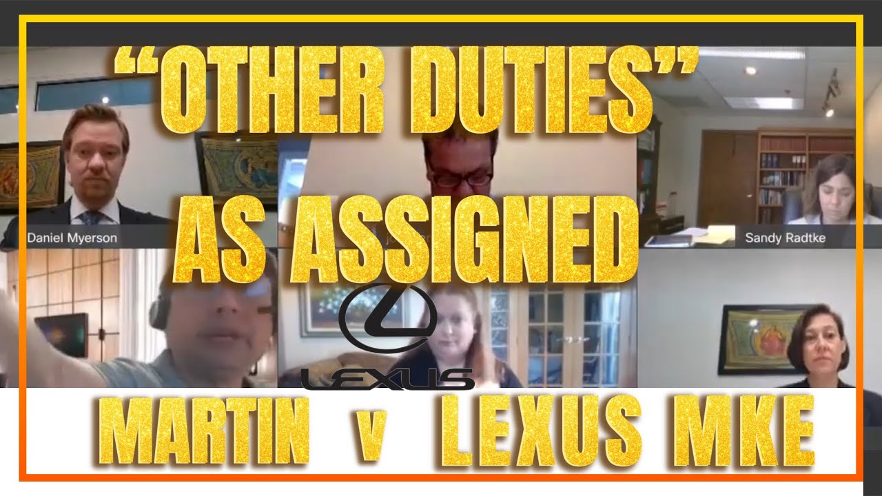 Martin vs  Lexus of MKE Day 2 part 1