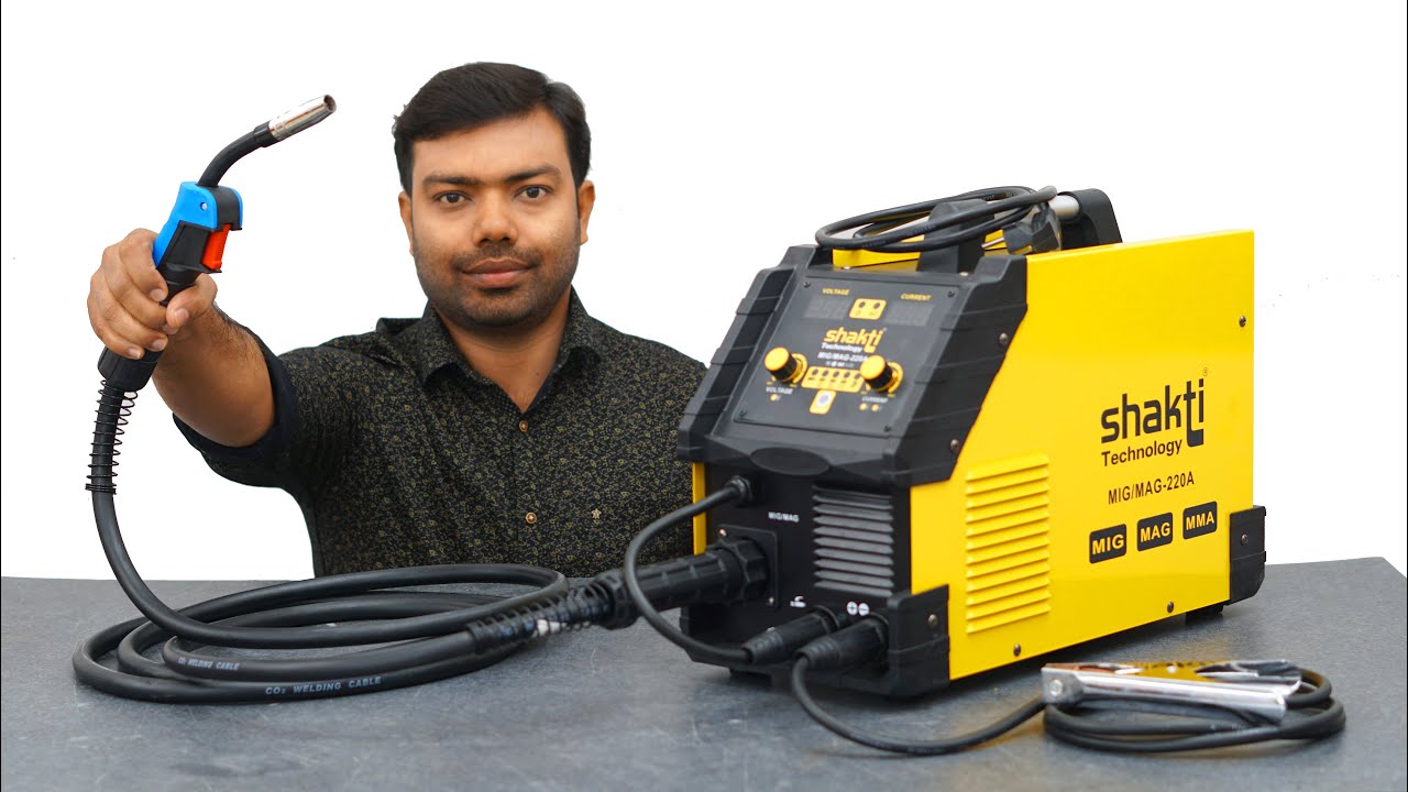 Unboxing and Test Shakti MIG/MAG/MMA Gas/Gasless Welding Machine (3 In 1) মিগ ওয়েল্ডিং মেশিন টেস্ট