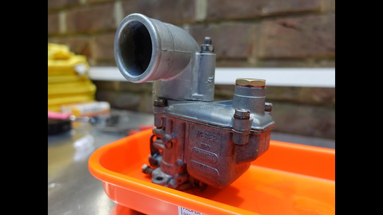 Fiat 500 carburetor rebuild Webber 26 IMB