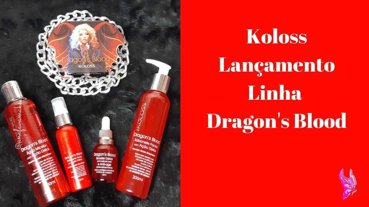 Koloss - Super Lan&ccedil;amento da Linha Dragon's Blood na Beauty Fair 2018
