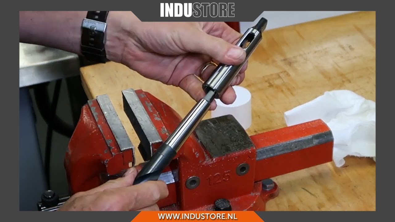 Industore: Morse Conus Boor | Monteren / Demonteren Morse Konus boren in Verloophuls