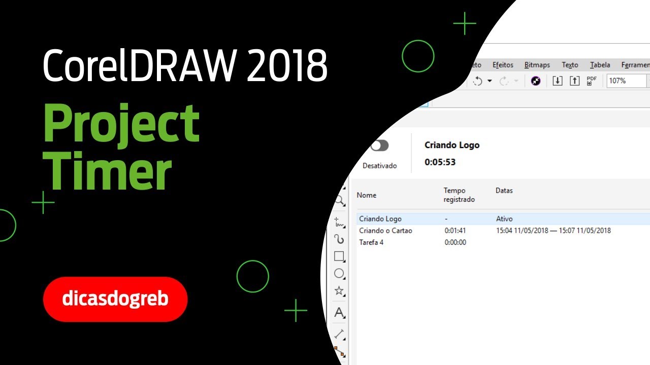 CorelDRAW 2018 - Projetc Timer