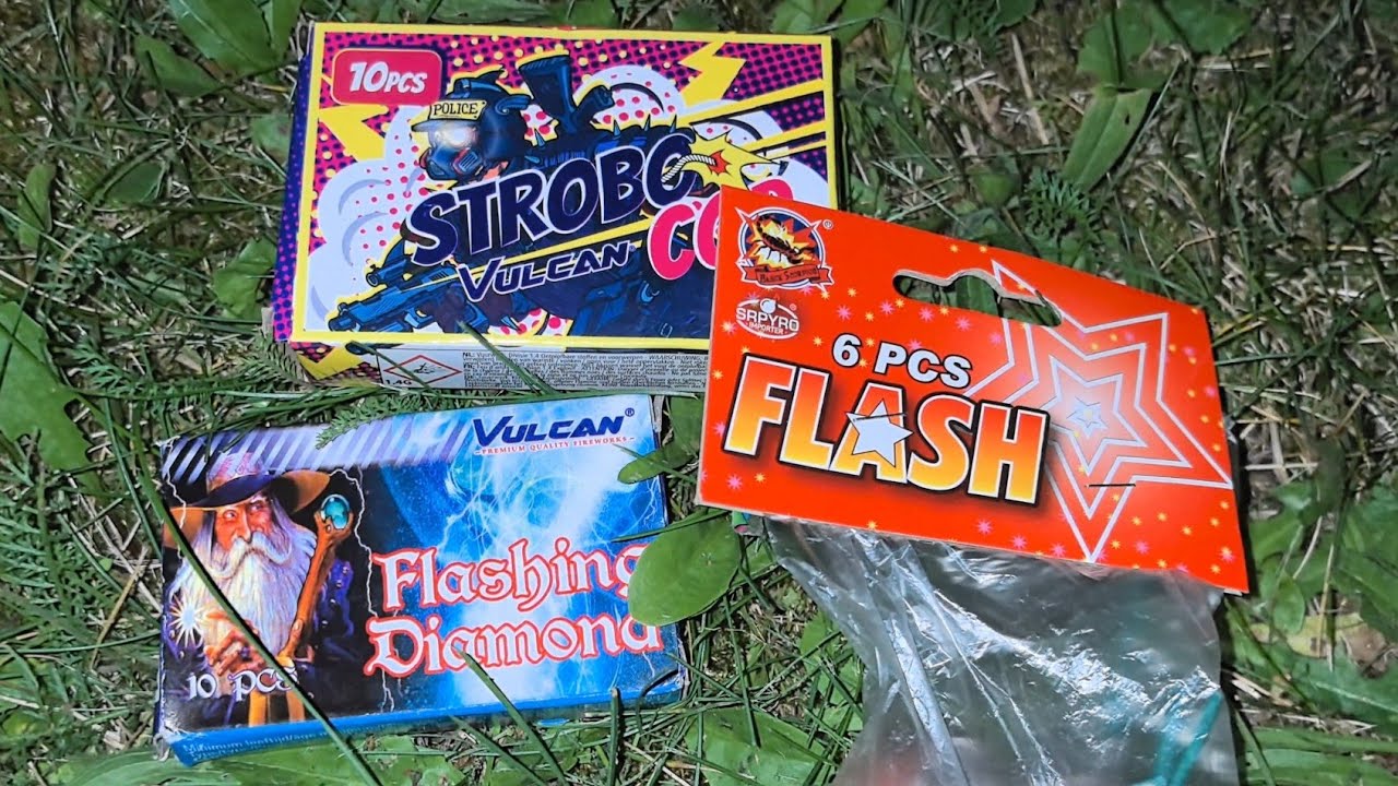 Małe Stroboskopy od Vulcana i Sr Pyro | Strobo Cop Flash oraz Flashing Diamond 