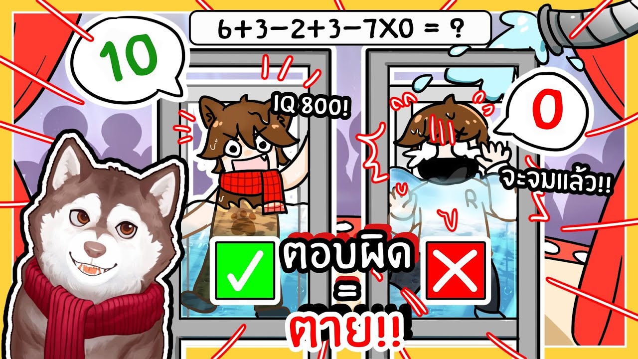 ตอบผิด = จมน้ำ! หมาสติแตกแข่งตอบคำถามสุดโหด! 🐾