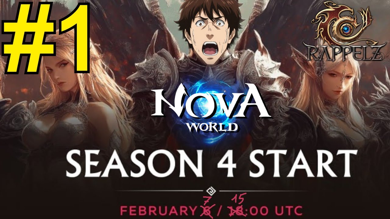 Rappelz Nova World (Exellent) 07.01.26  ч1 - Старт 4 Сезона Нексус