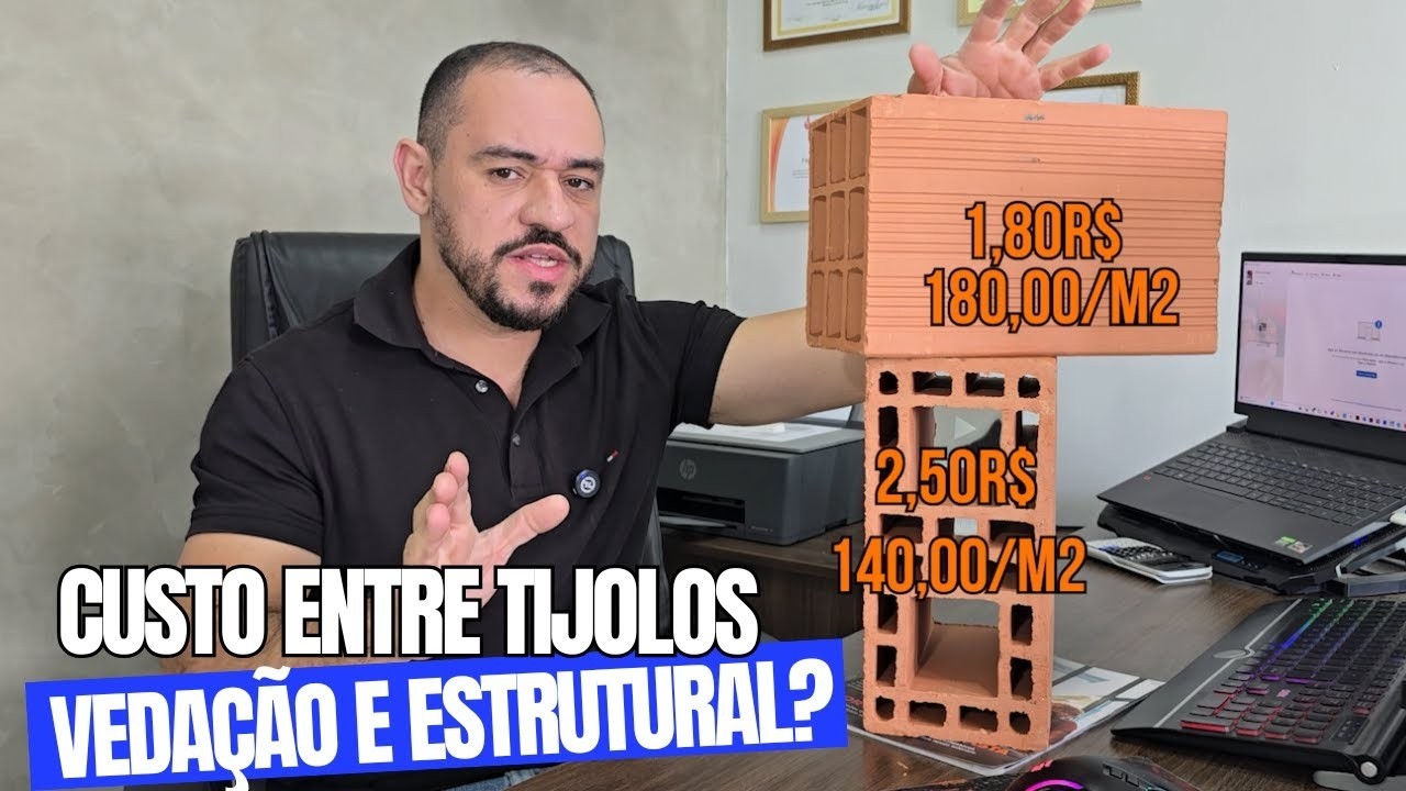 Qual o custo do BLOCO ESTRUTURAL E A ALVENARIA DE VEDAÇÃO???