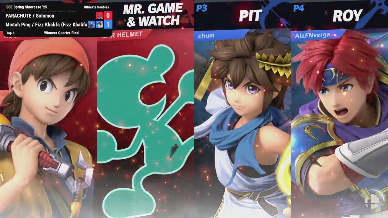 SSE Spring Showcase 2025 - Solomon/PARACHUTE vs Mistah Ping/Fizz Khalifa - WQF Doubles