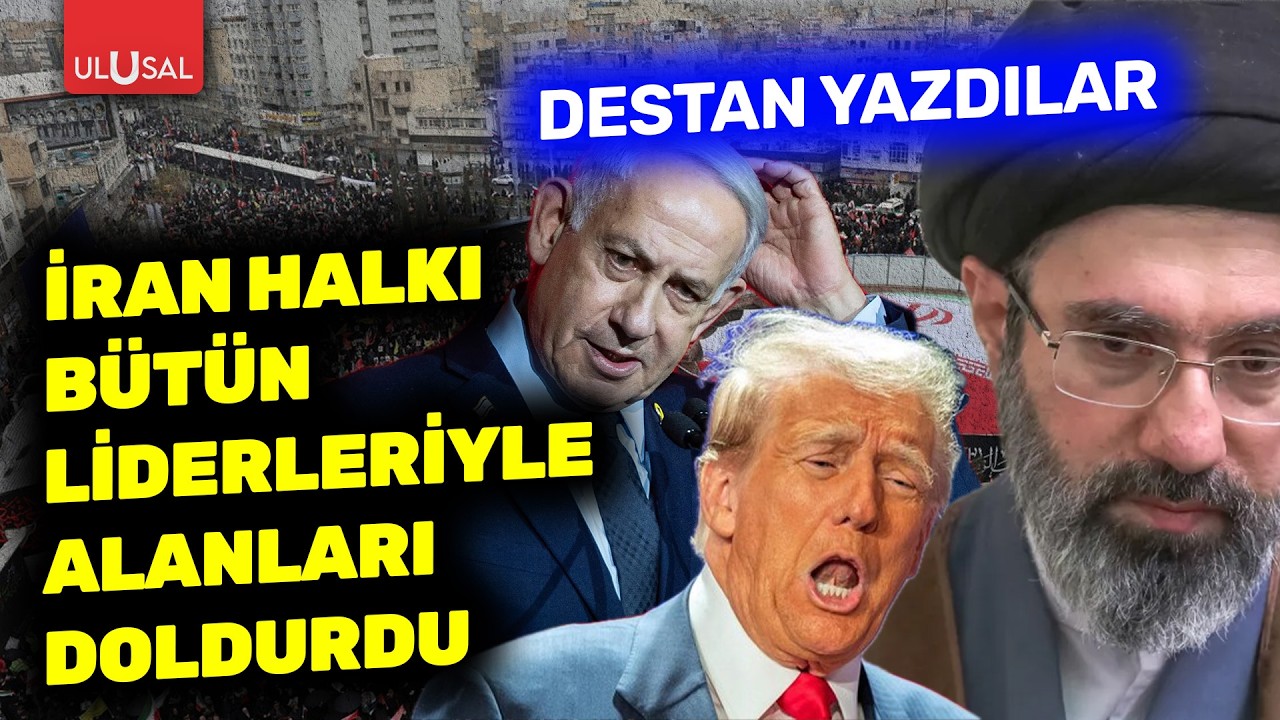 İran halkı ABD İsrail tehditlerine meydan okudu! Kudüs Günü gövde gösterisine dönüştü