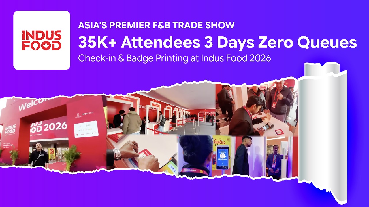 Managing 35,000+ Attendees with Ease! 🚀 Indus Food Delhi 2026 | Dreamcast | #event #tech #india
