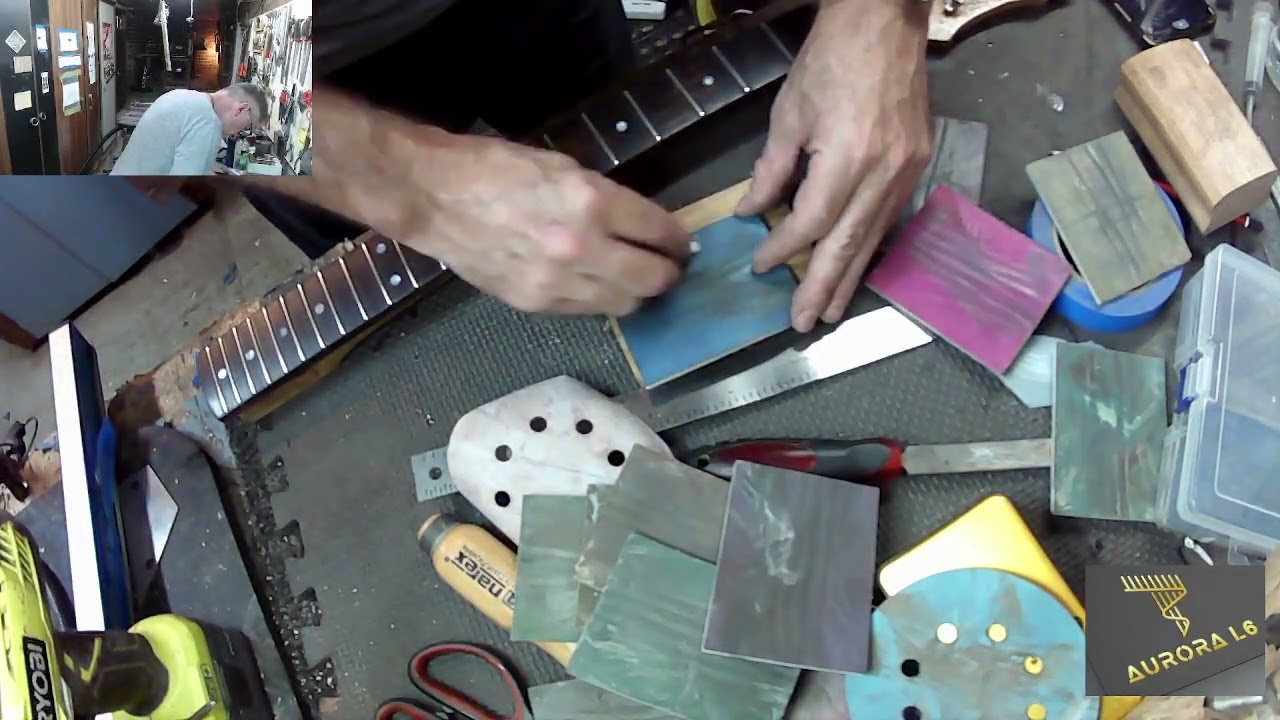Fret Level and new Nut! (Part 8/9)