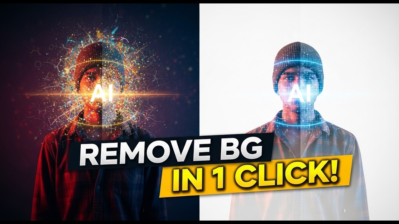 Remove Image Background Using AI in Seconds | No Photoshop Needed