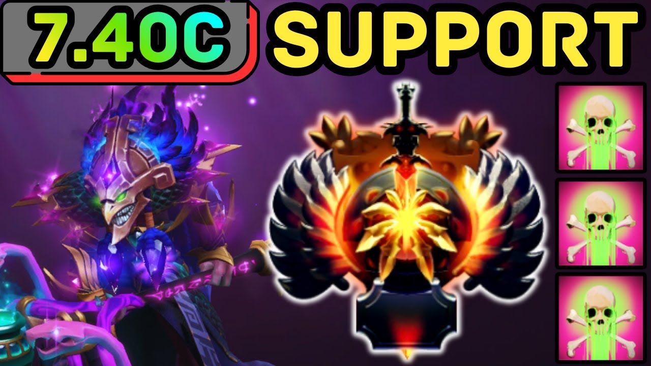 🔥 DAZZLE SUPPORT IS UNSTOPPABLE IMBA POISON + HEAL 🔥 DOTA 2